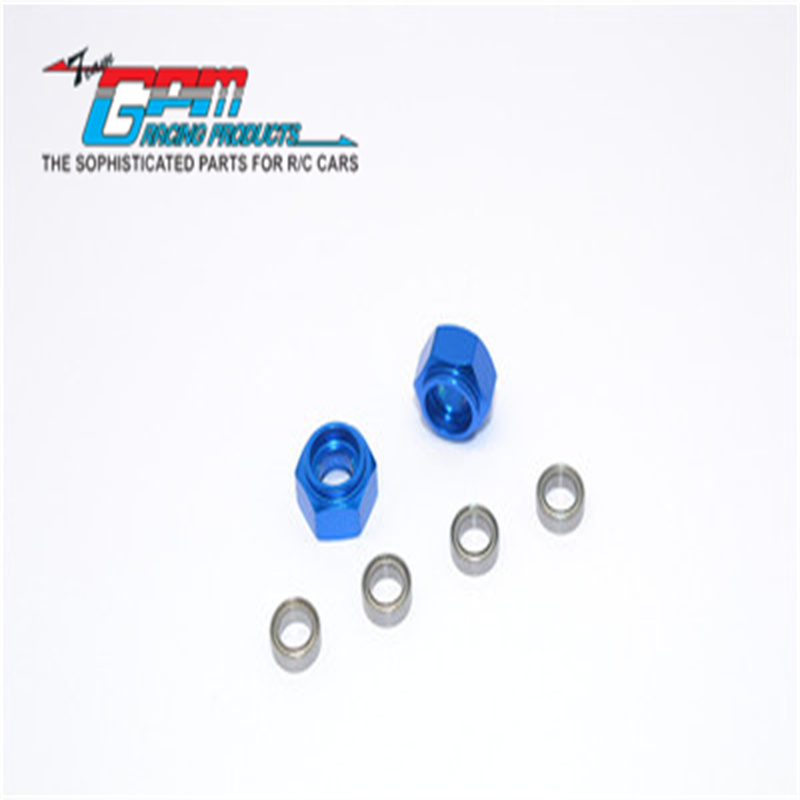Tamiya Model Rc Car - GPM ALUMINIUM FRONT WHEEL HEX ADAPTER