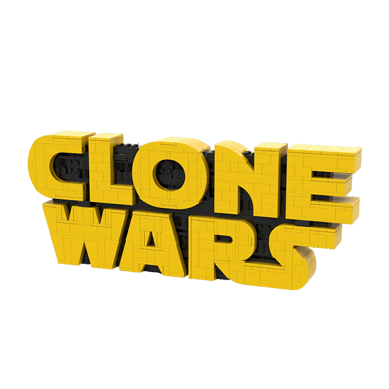 Kids Toys Logo - 742pcs MOC Clone Wars Logo Star