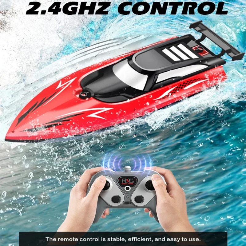 2.4G RC Boat High Speed Remote - Kids Toys Company recension och pris