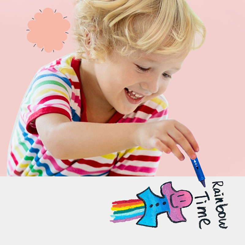 6Pcs Washable Bath Crayons Col - Kids Toys Drawing Easy recension och pris
