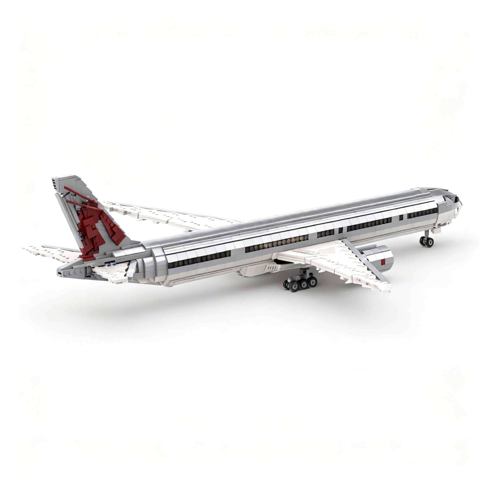 2171pcs MOC Boeing 300ER Qatar - Kids Toys Qatar recension och pris