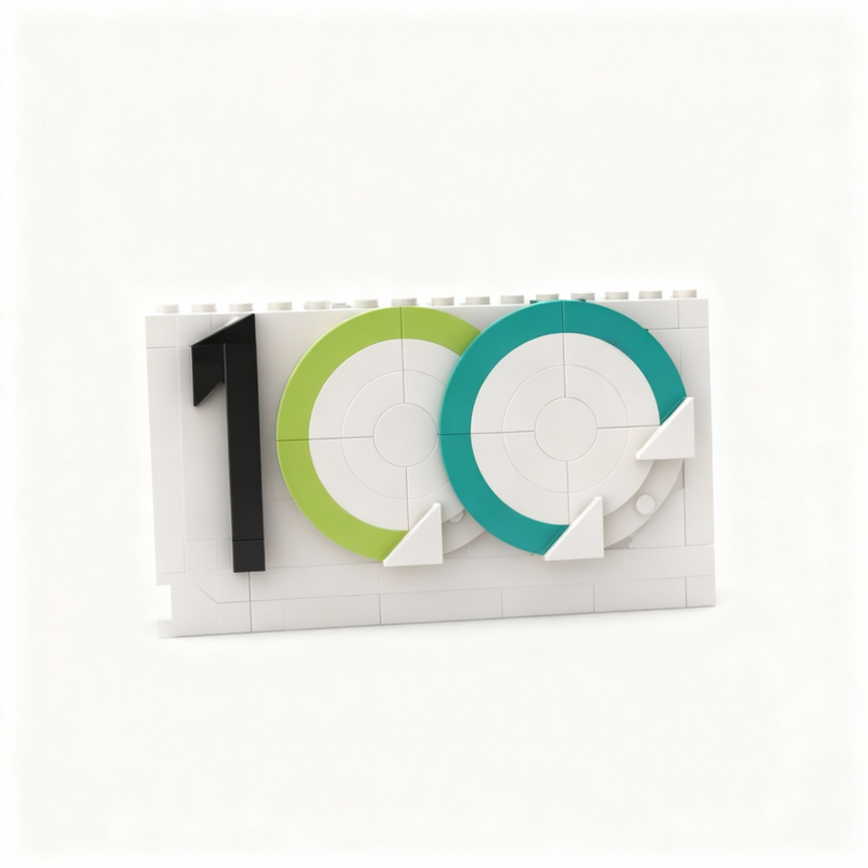 100pcs MOC Logo Years PHOENIX  - Kids Toys Logo recension och pris