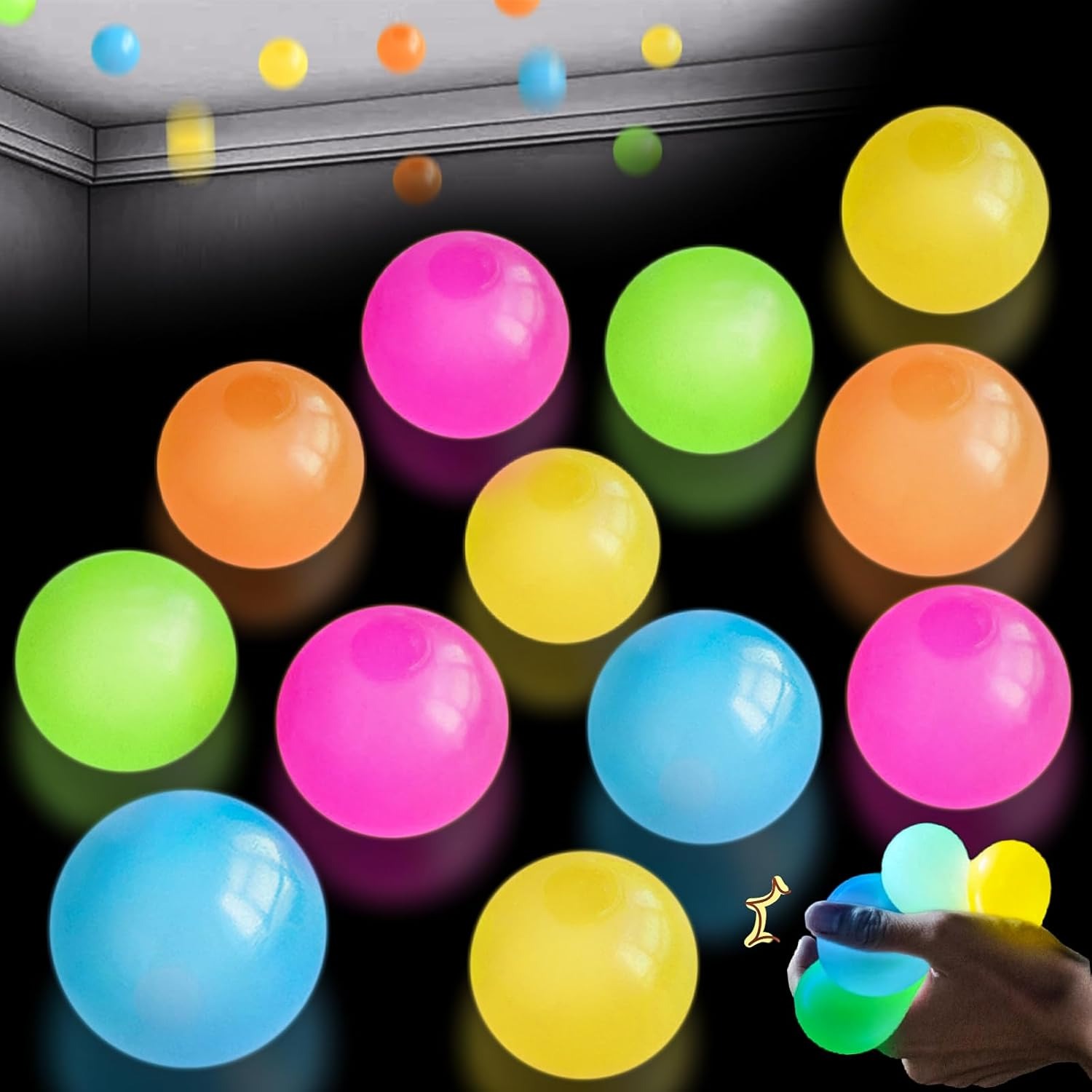 5/10Pcs Glow in The Dark Stick - Kids Toys Under £5 recension och pris