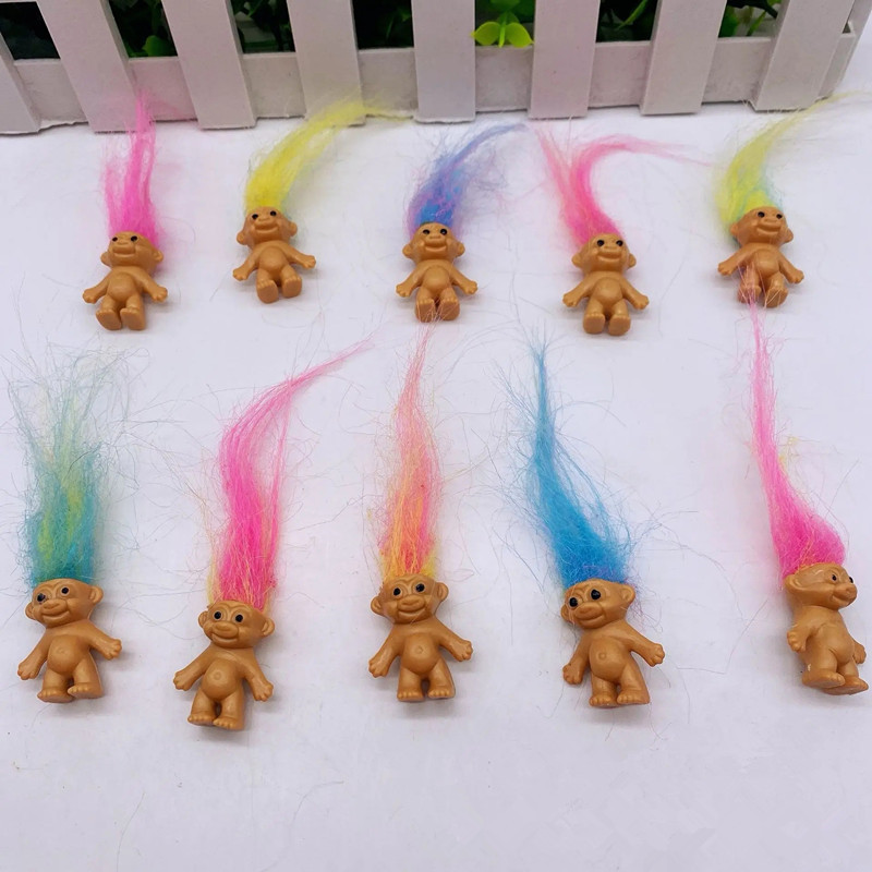 5/10pcs Mini Long Hair Clown D - Kids Toys Under £5 recension och pris
