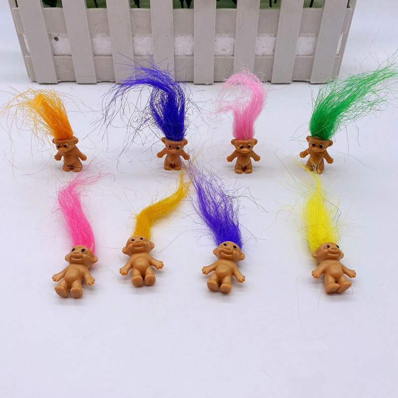 5/10pcs Mini Long Hair Clown D - Kids Toys Under £5 recension och pris