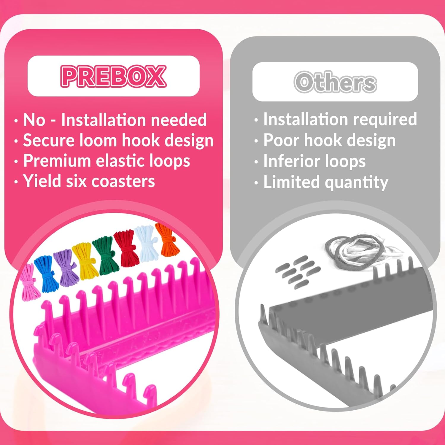 Weaving Loom Kit Toys, DIY Art - Kids Toys Under £5 recension och pris