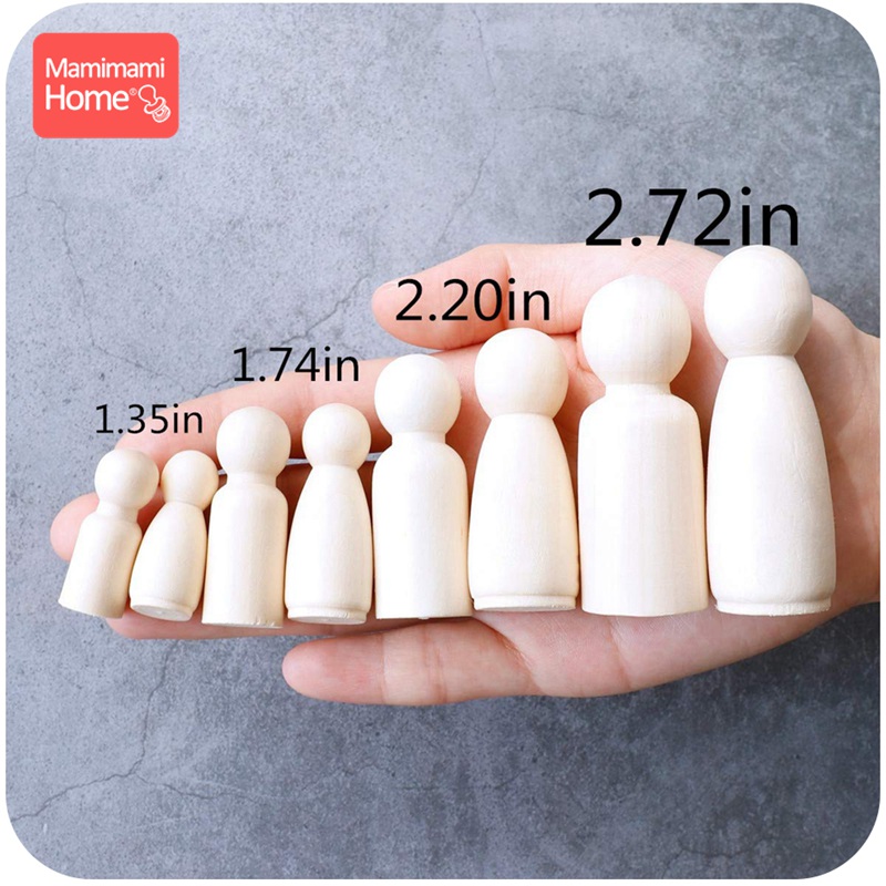 10PCS 55mm Peg Dolls Men And W - Kids Toys Logo recension och pris