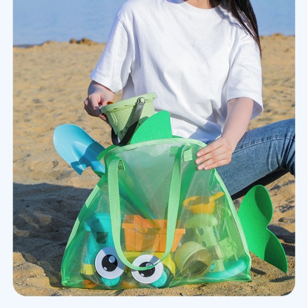 Kids Mesh Beach Bags Colorful  - Kids Storage Toys recension och pris