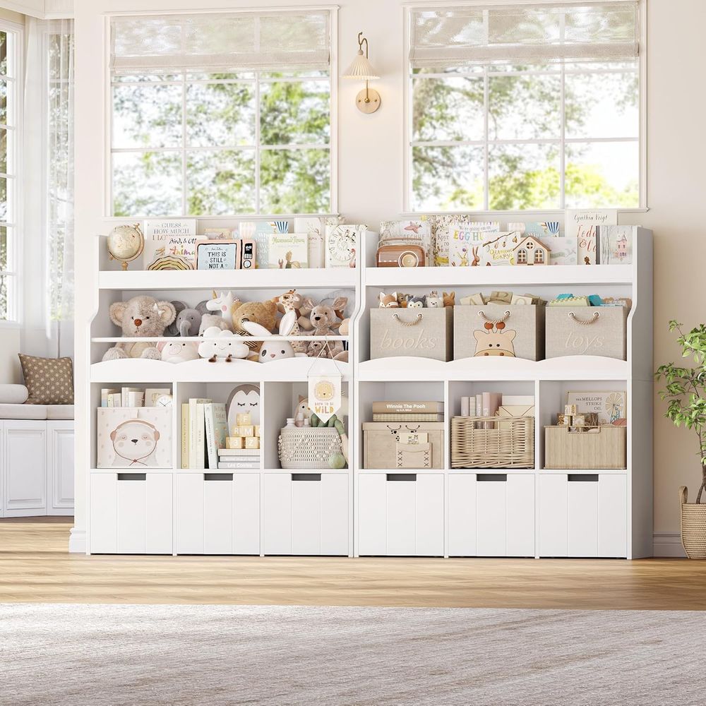 Kids Toy Storage Organizer wit - Kids Storage Toys recension och pris