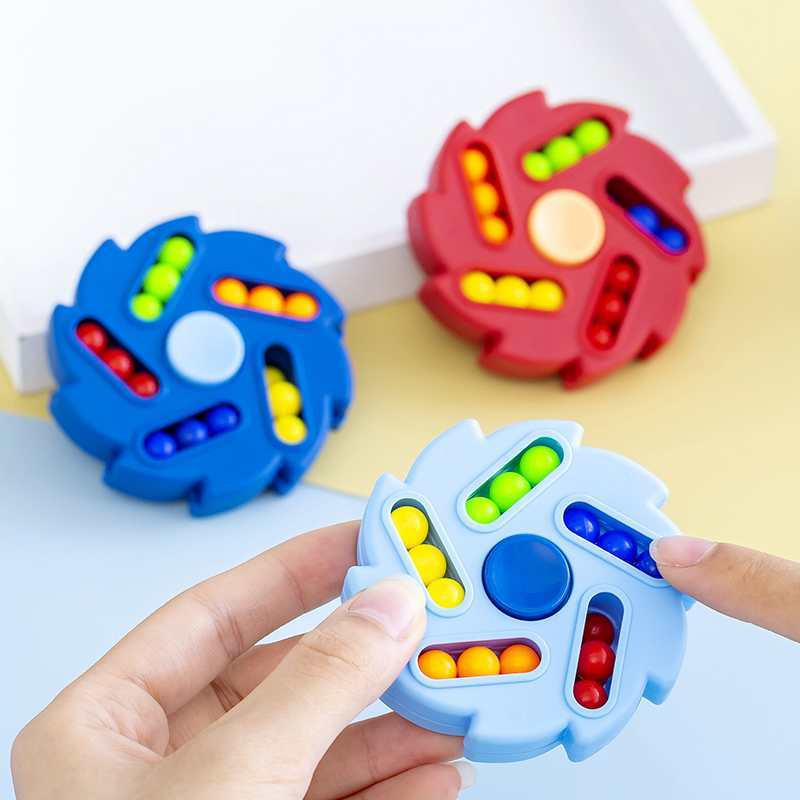 2PCS Magic Rotating Bean Puzzl - Kids Toys Low Price recension och pris