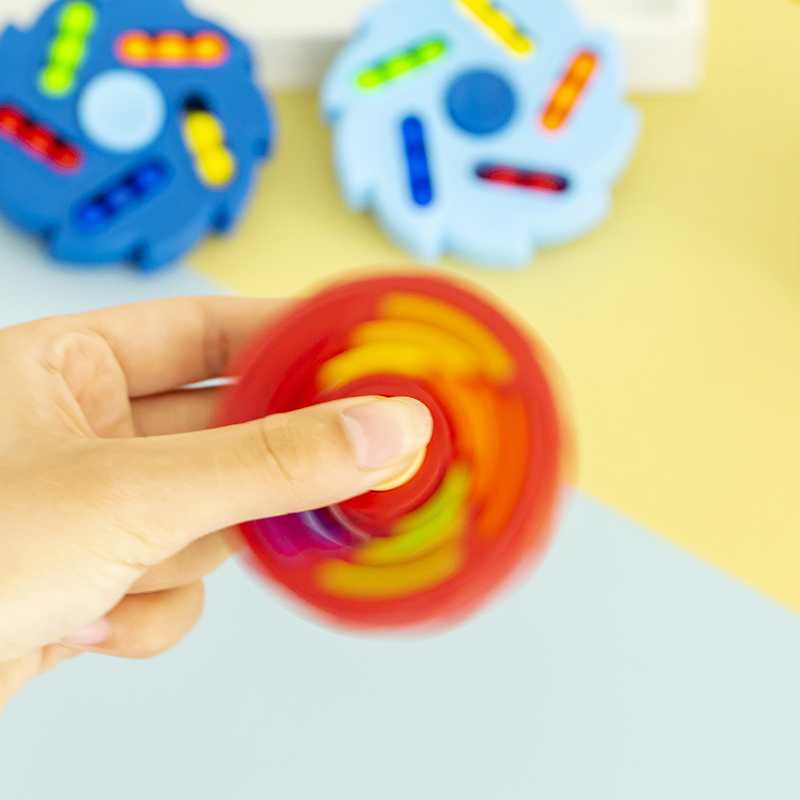 2PCS Magic Rotating Bean Puzzl - Kids Toys Low Price recension och pris