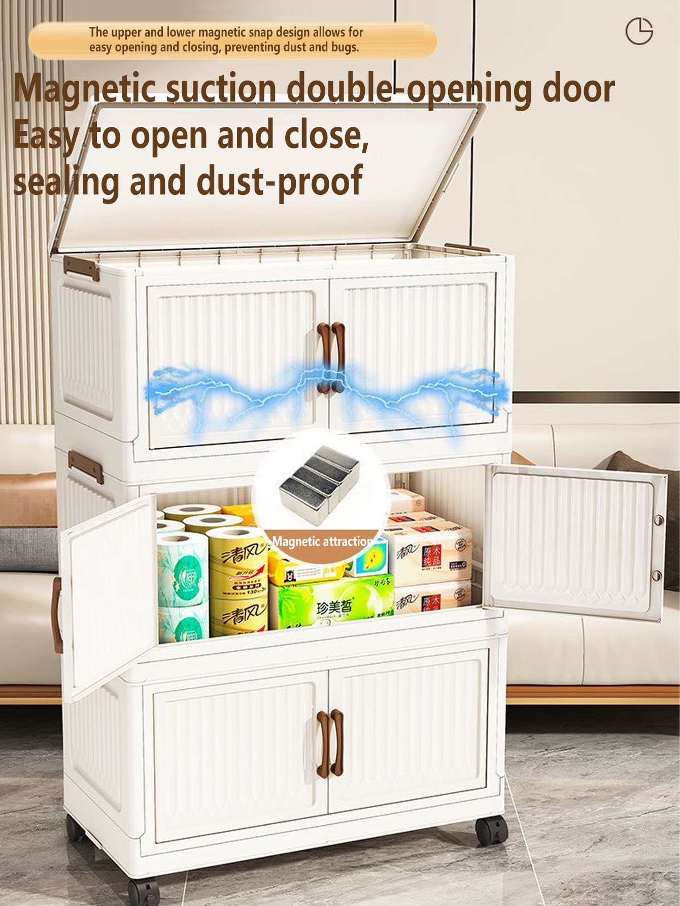 Foldable Plastic Storage Cabin - Kids Storage Toys recension och pris