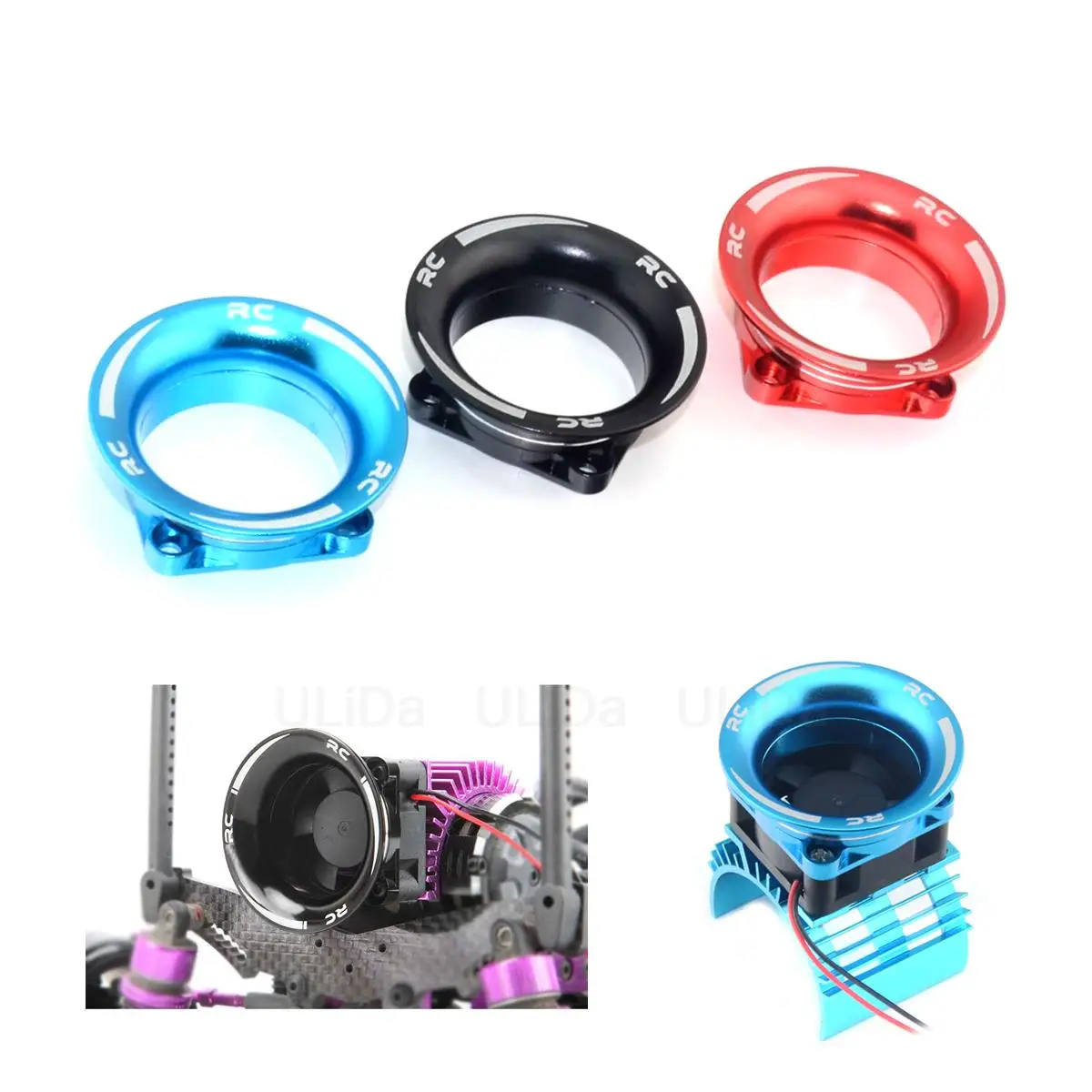 Aluminum Air Channel Metal Fan - Tamiya Model Rc Car recension och pris