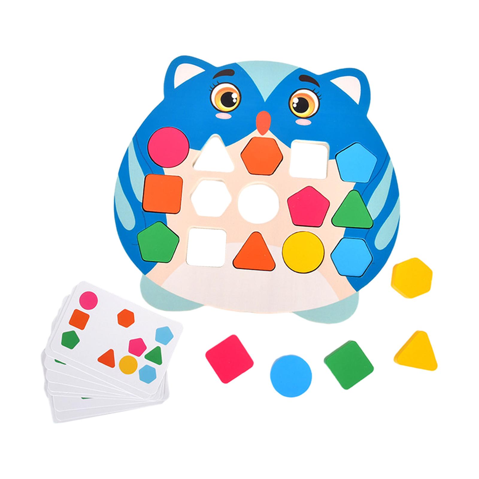 Shape Matching Game Activity T - Kids Toys Under £5 recension och pris