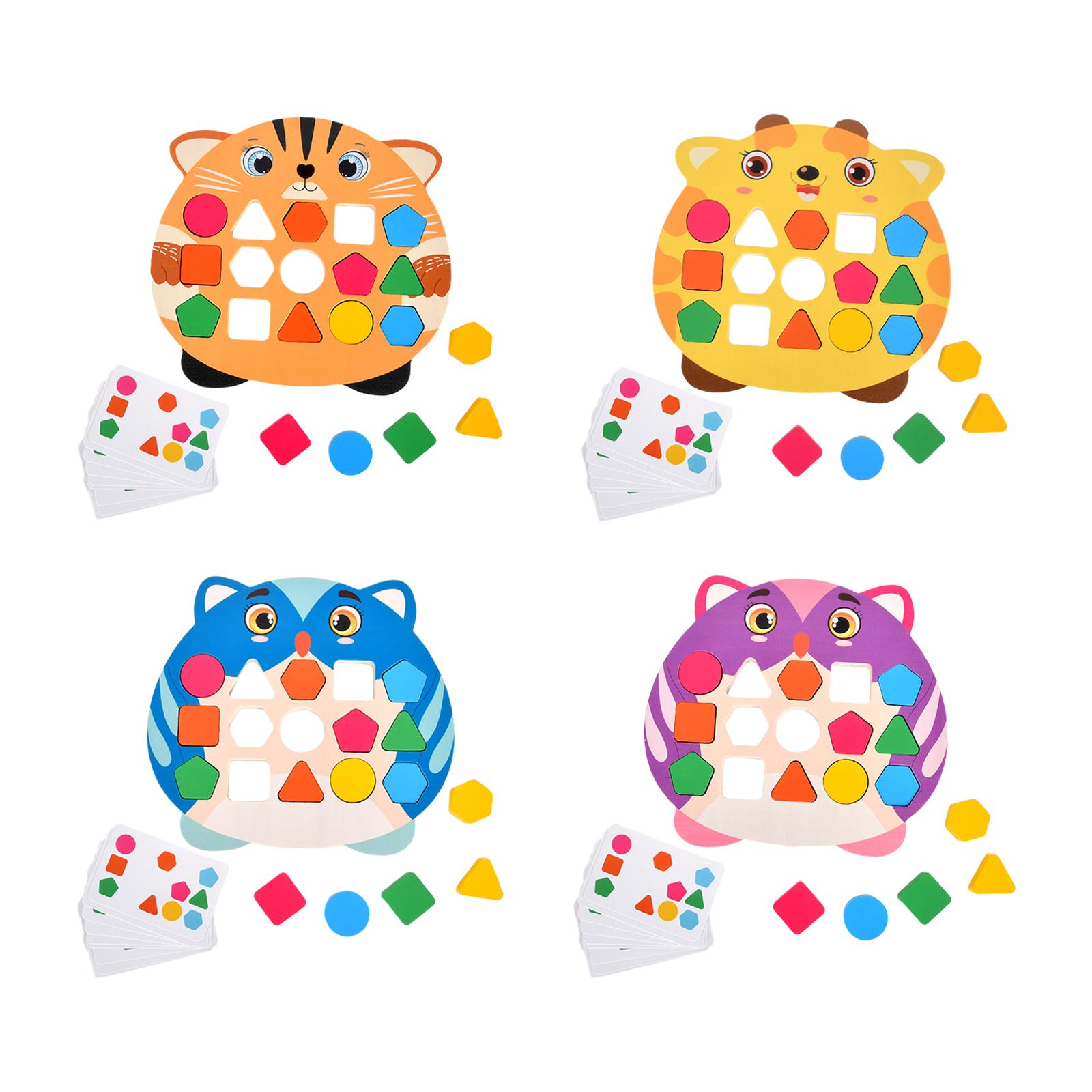 Shape Matching Game Activity T - Kids Toys Under £5 recension och pris