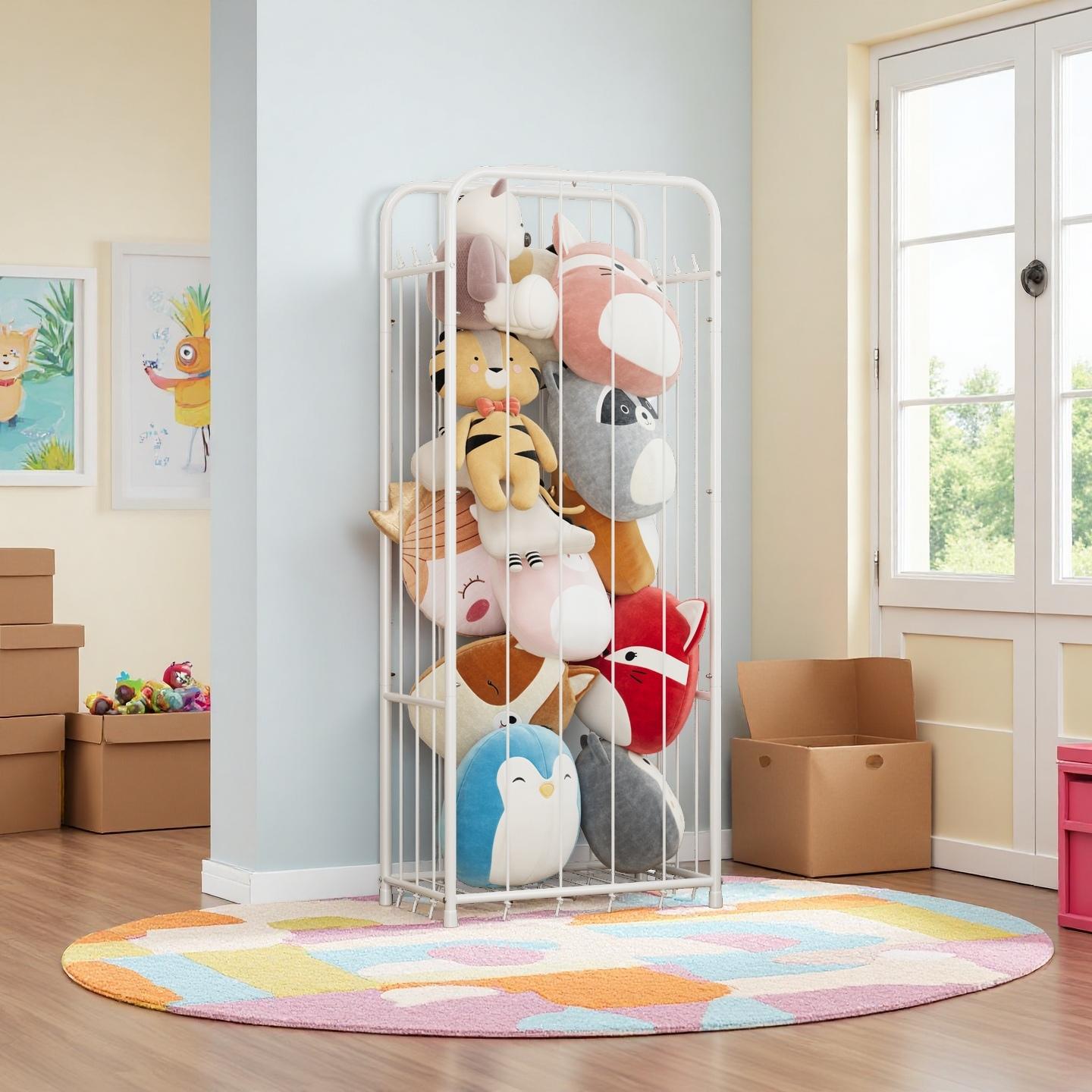 Vertical Stuffed Animal Storag - Kids Storage Toys recension och pris