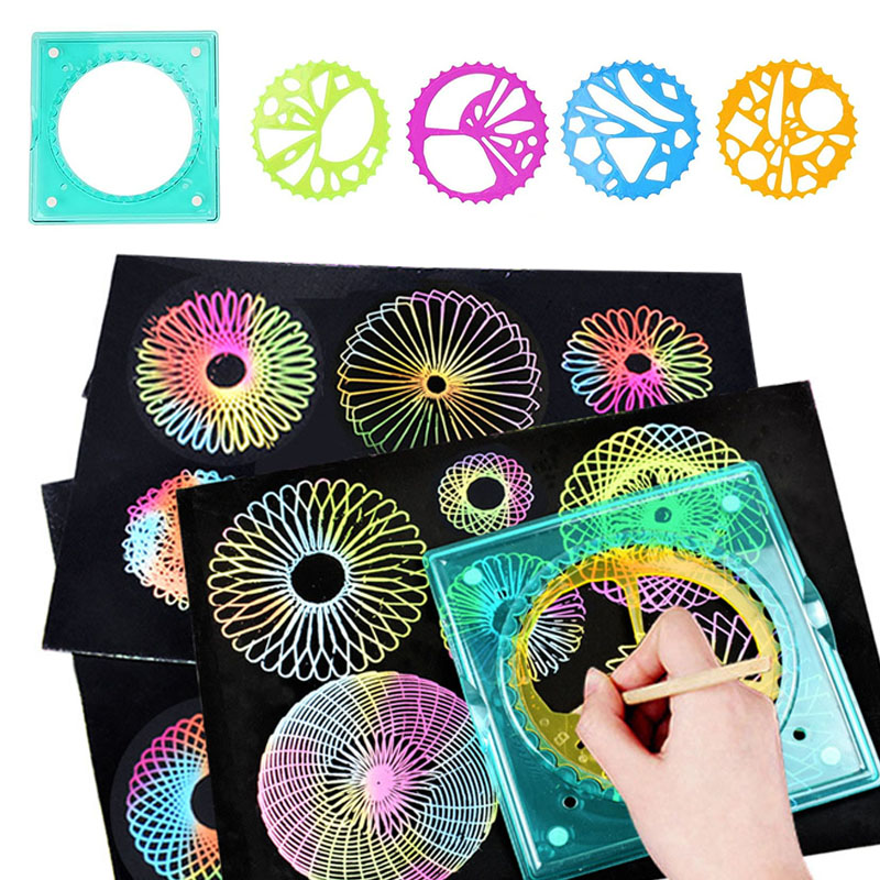 5 in 1 Spiral Art Gear Geometr - Kids Toys Under £5 recension och pris