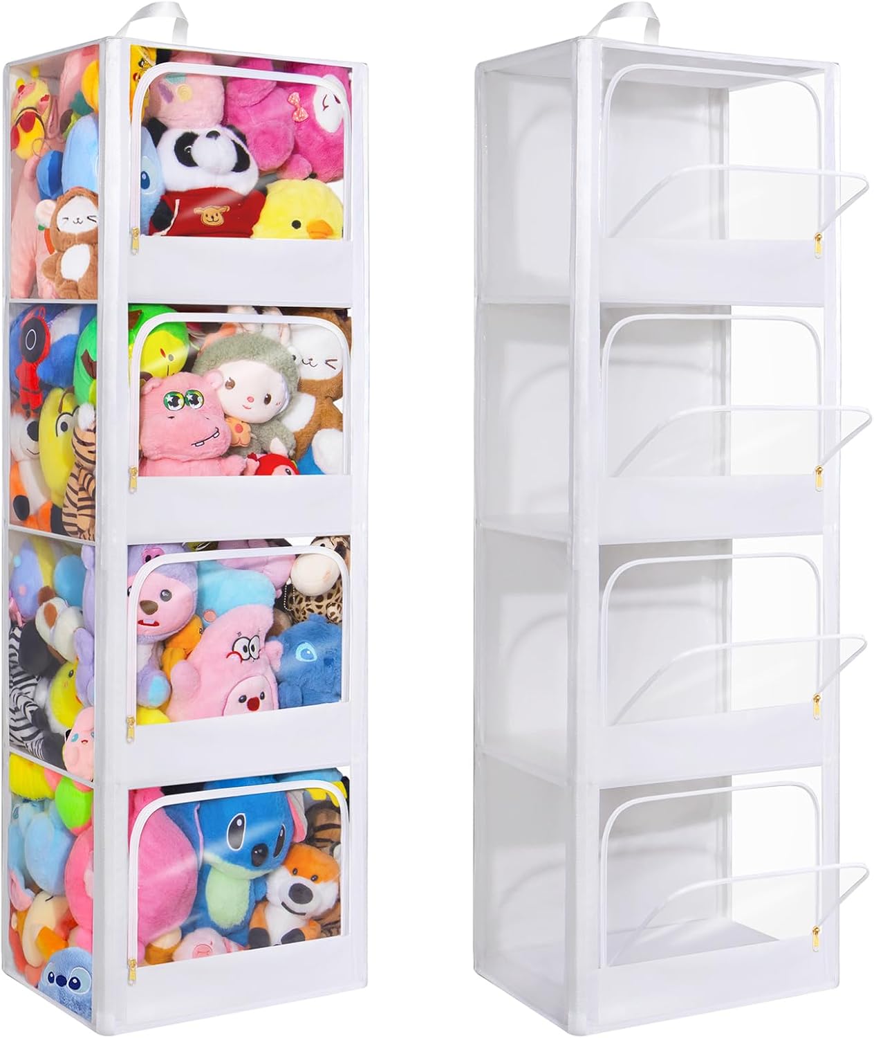 4-Tier Transparent Zipper Dust - Kids Storage Toys recension och pris