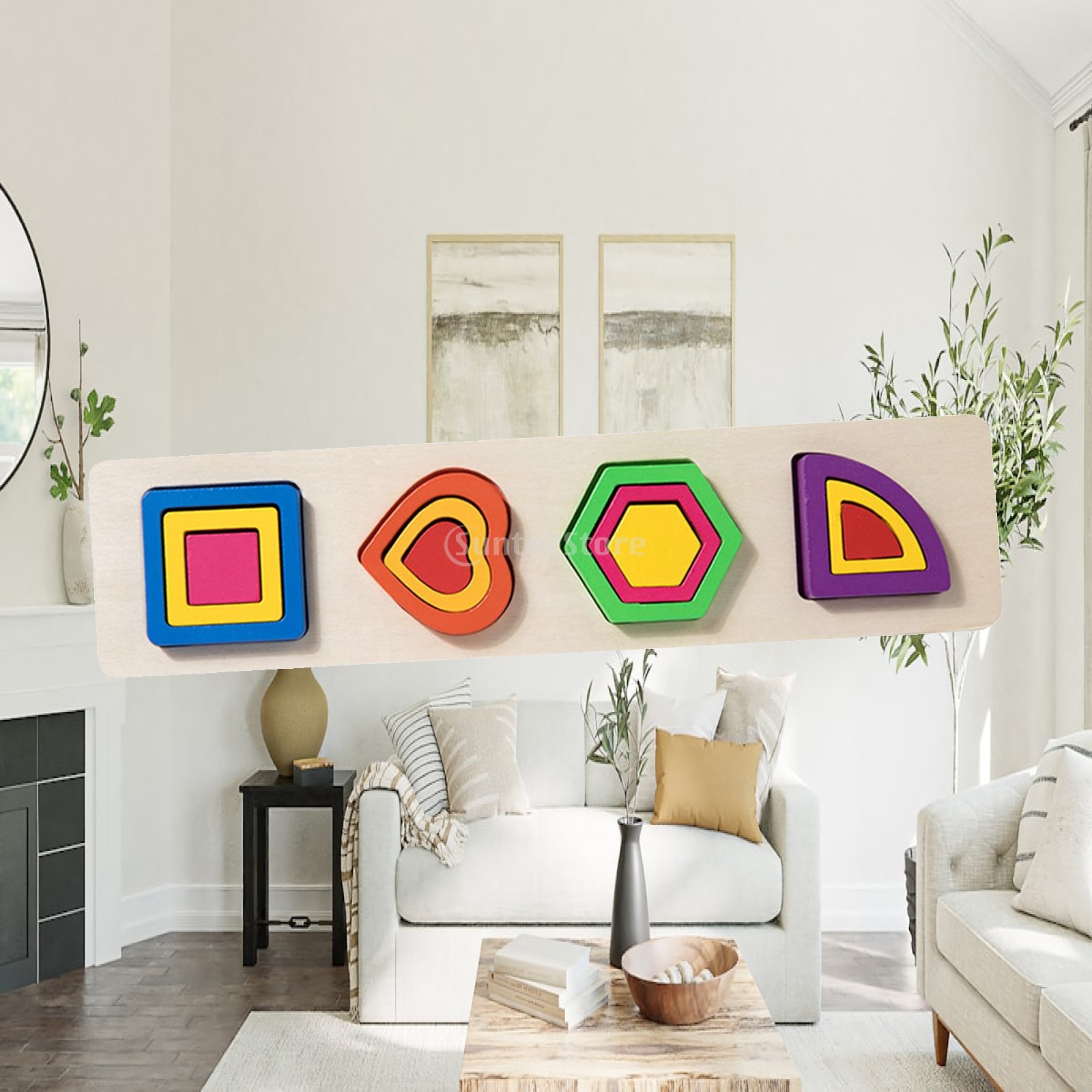 Wooden Color Shape Sorting Toy - Kids Toys Under £5 recension och pris