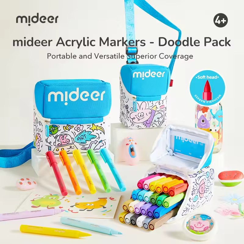Mideer Acrylic Markers Graffit - Kids Toys Drawing Easy recension och pris